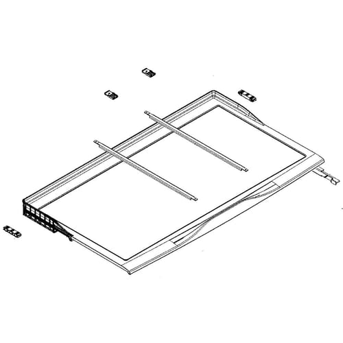 LG Refrigerator Tv Cover - ACQ87005708