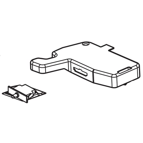 Couvercle de charnière de réfrigérateur LG ACQ87309247