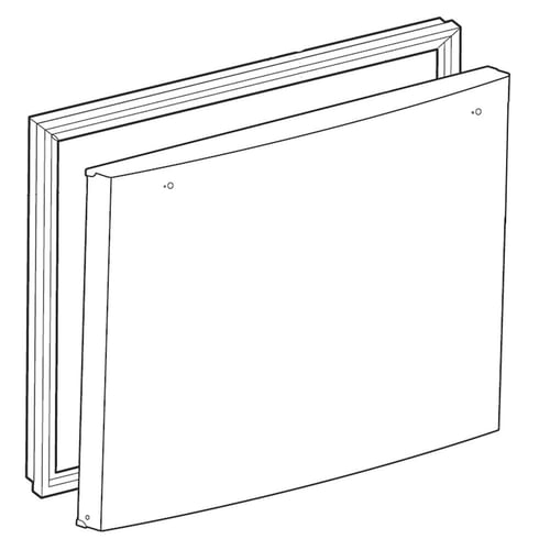 Mousse de porte de réfrigérateur/congélateur LG ADD71917418