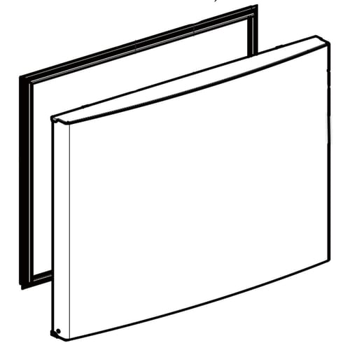 LG Refrigerator Freezer Door - ADC74207359