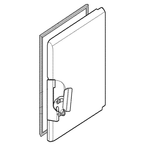LG Refrigerator Freeze Room Door - ADC74207904