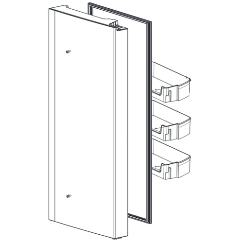 LG ADC74625526 Refrigerator Convenience Door Assembly