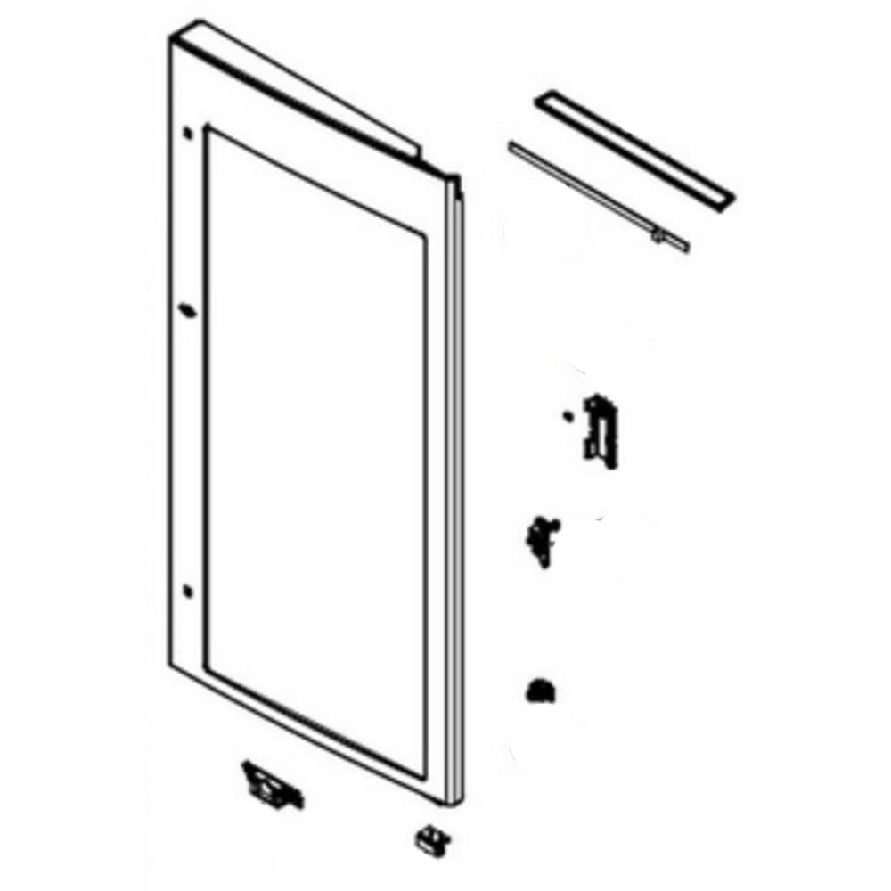 LG ADC75566721 Home Bar Door Assembly