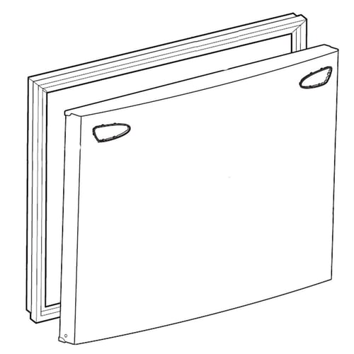 LG Refrigerator Freezer Door - ADC73448255