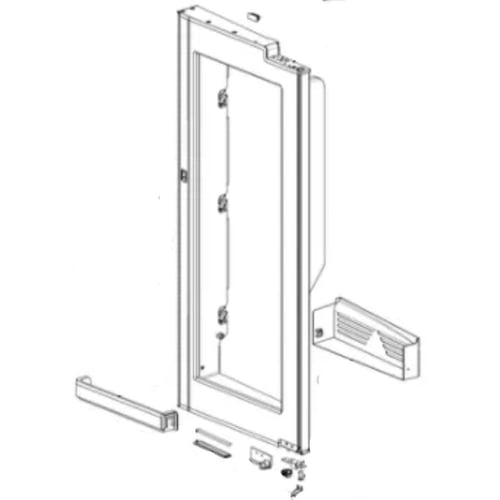 LG ADD73536440 Refrigerator Convenience Door Inner Frame