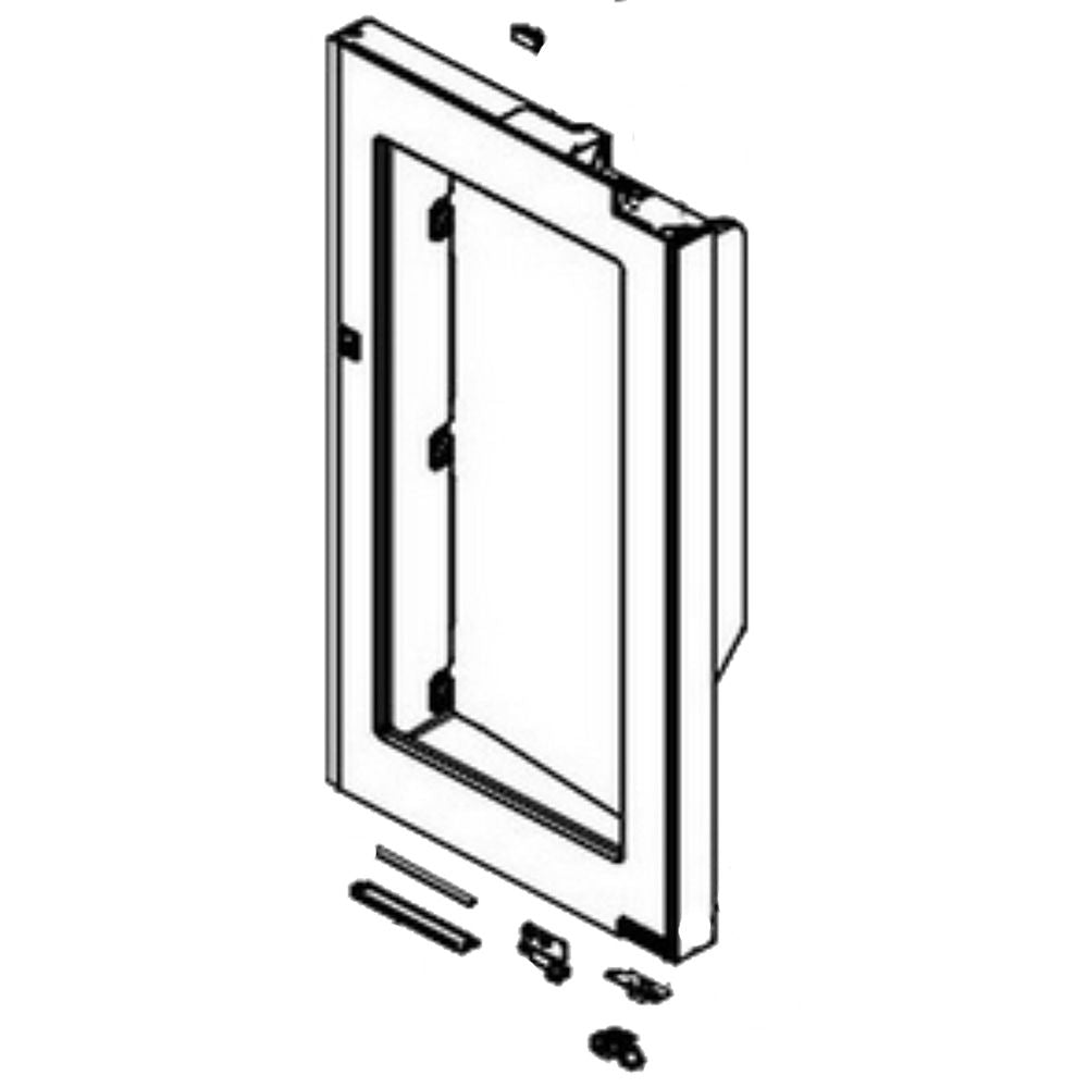 Ensemble de mousse de porte pour réfrigérateur LG ADD74236313