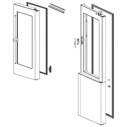 LG Refrigerator Door - ADC74646333