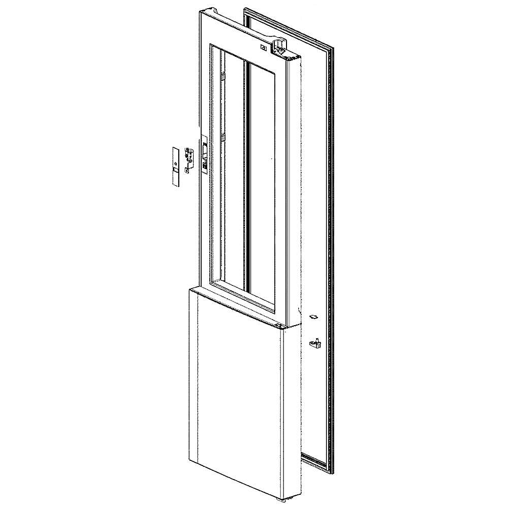 LG ADD74296518 Refrigerator Convenience Door Inner Frame