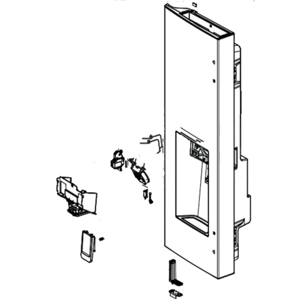 LG ADD76155803 Refrigerator Door Foam Assembly
