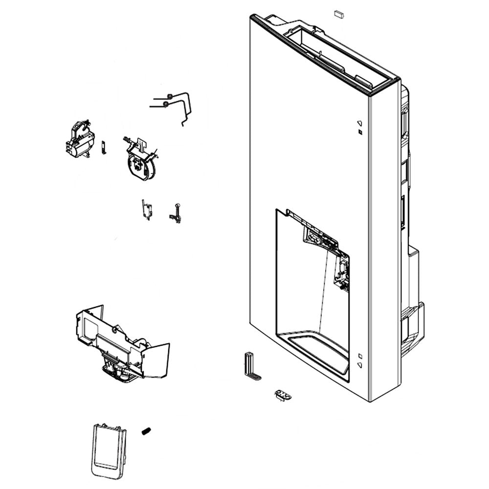 LG ADD76416503 Refrigerator Door Foam Assembly