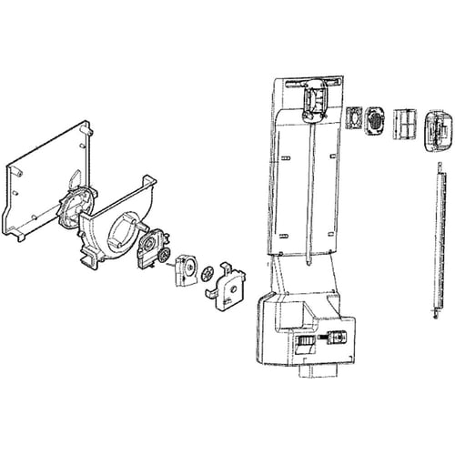 LG Refrigerator Motor Bracket - ABA74268301