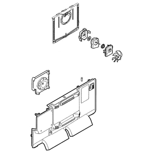 LG ABA74268206 Refrigerator Motor Bracket Assembly