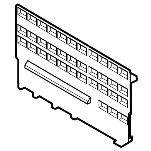 LG Refrigerator Rail Guide - AEC36702202