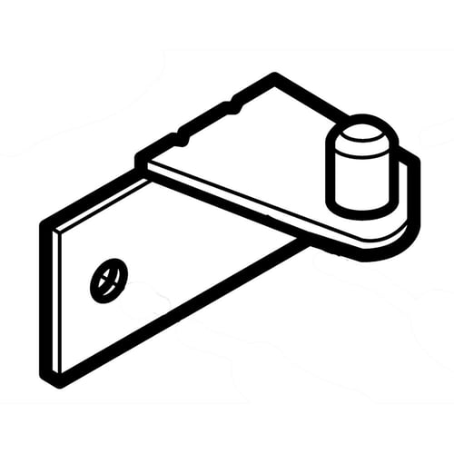 LG Refrigerator Hinge Assembly, Lower - 4775JA2102B