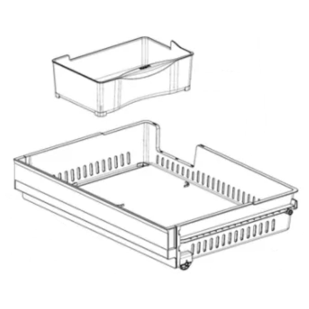 LG AJP73334618 Drawer Tray Assembly