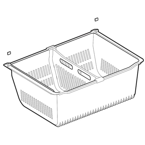 LG Refrigerator Drawer Tray - AJP72909901