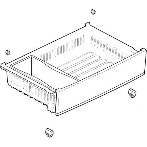 LG Refrigerator Freezer Tray - MJS62031801