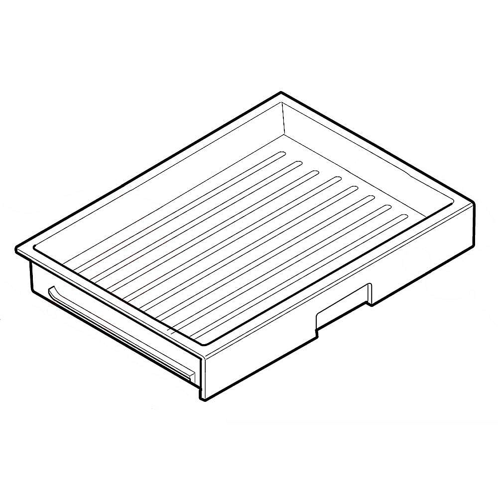 LG AJP73874601 Refrigerator Deli Drawer Food Glide-N-Slide Fresh Room Tray Assembly