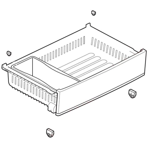 LG Refrigerator Drawer Tray - AJP73574506