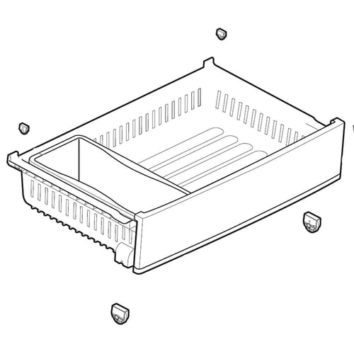 LG Refrigerator Drawer Tray - MJS64692002