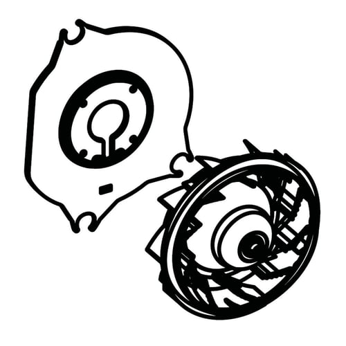 LG Refrigerator Motor, Dc - EAU62863005