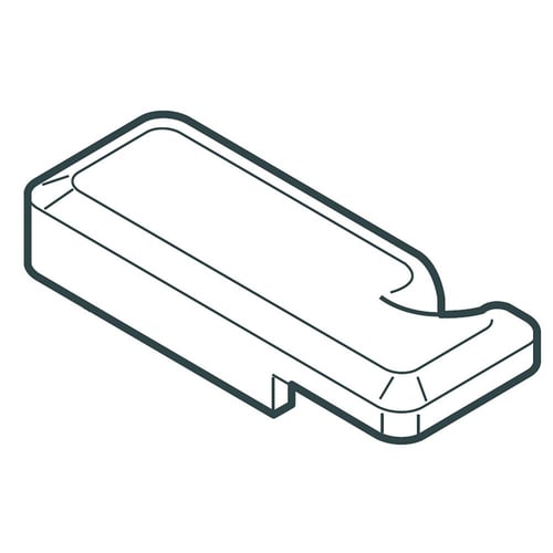 LG Refrigerator Hinge Cover - MCK68047401