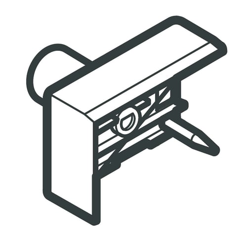 LG Refrigerator Rear Handle - MEB62454603