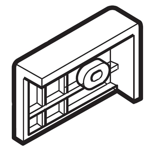 LG Refrigerator Handle, Rear - MEB65420101