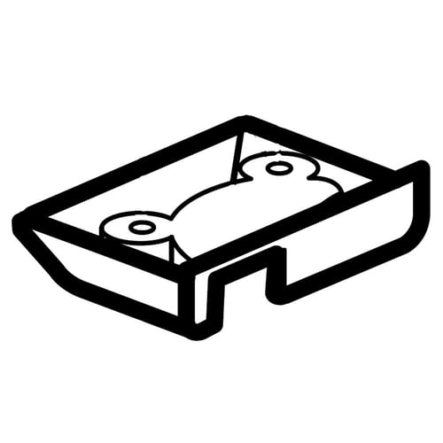 Support de porte de réfrigérateur LG MEG63261302