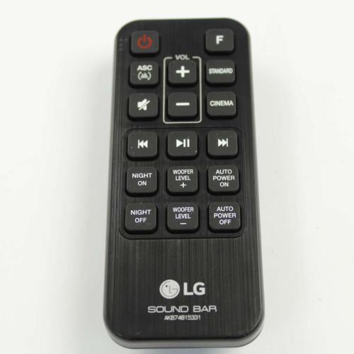 LG AKB74815331 Sound Bar Speaker Remote Control