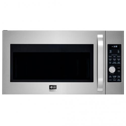 LG LSMC3086ST 1.7 cu. ft. Over-the-Range Convection Microwave Oven with Convection