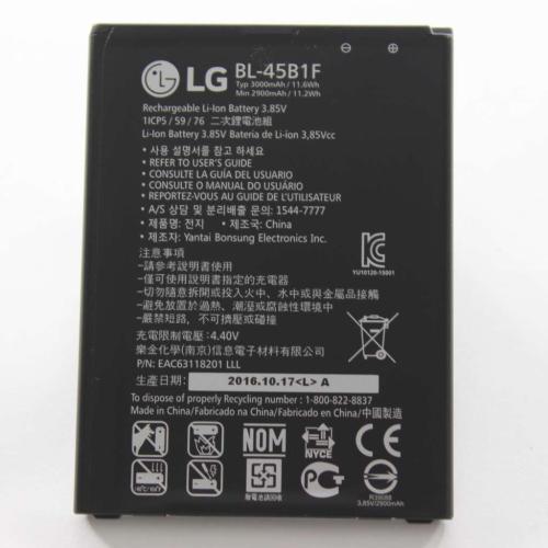 LG Rechargeable Battery,Lithium I - Eac63158401