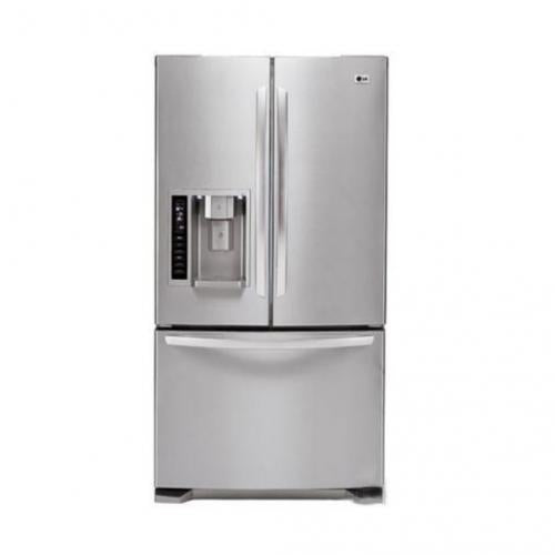 LG LFX25971SB 24.7 cu. ft. French Door Refrigerator with 4 Split Spill-Proof Glass Shelves Including Folding Shelf