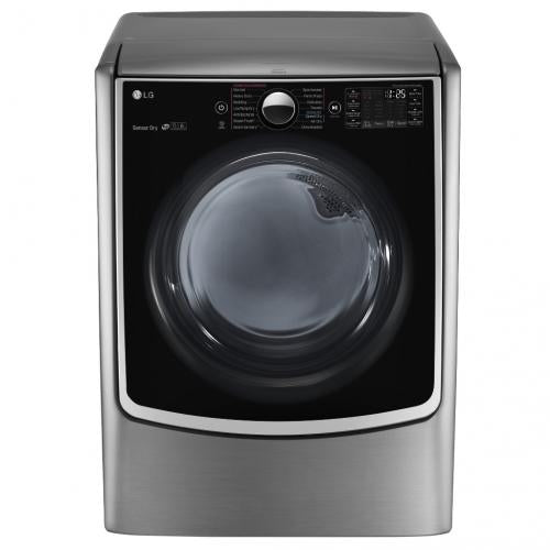 LG DLEX5000K 7.4 Cu. Ft Electric Dryer With Steam In Graphite S