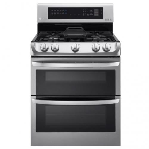 LG LDG4315ST 6.9 Cu. Ft. Gas Double Oven Range With Probake