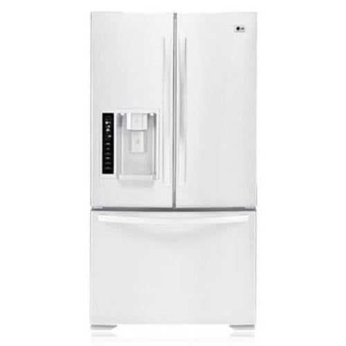 LG LFX25971SW 24.7 cu. ft. French Door Refrigerator with 4 Split Spill-Proof Glass Shelves Including Folding Shelf
