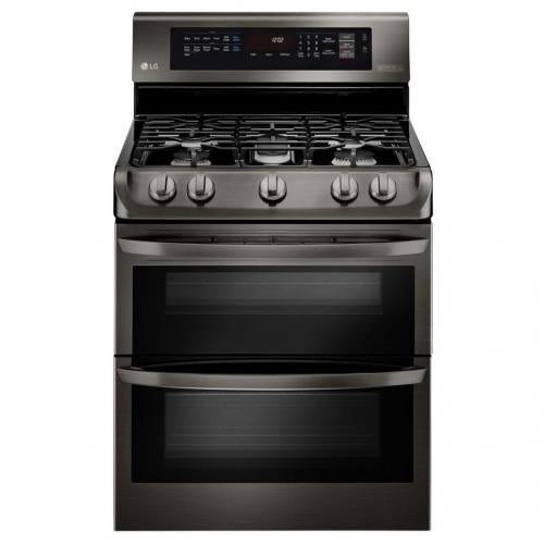 LG LDG4315BD 6.9 Cu. Ft. Gas Double Oven Range With Probake Con