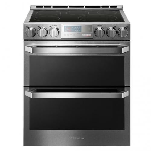 LG LUTE4619SN 30 Inch Slide-In Electric Range With Dual Ovens