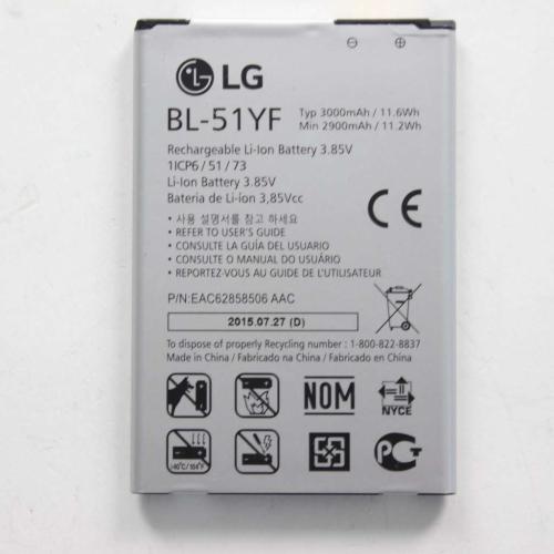 LG Rechargeable Battery, Lithium - Eac62858501