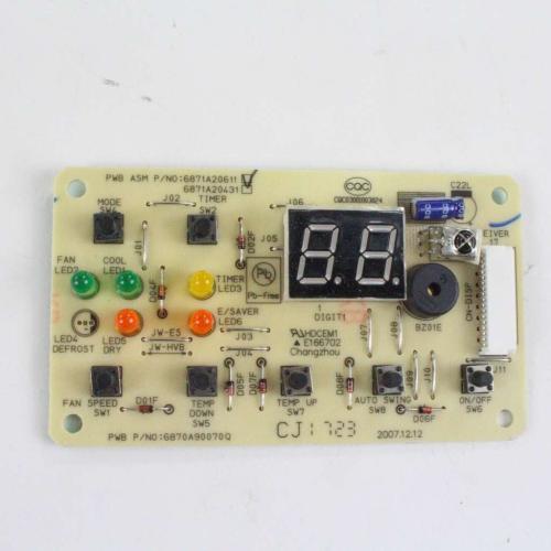 LG Air Conditioner Pcb Assembly, Display - 6871A20611V