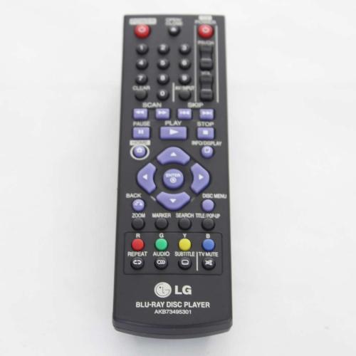 LG AKB73495301 BluRay-DVD Player Remote Controller Assembly