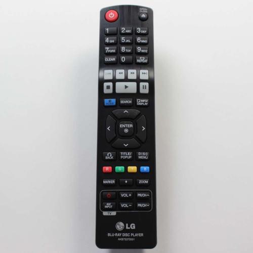  LG AKB73375501 BluRay-DVD Player Remote Controller Assembly