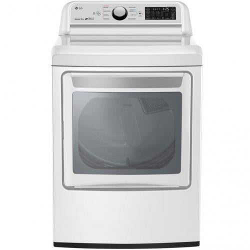 LG DLE7300WE 27 Inch Smart Electric Dryer With Easyload