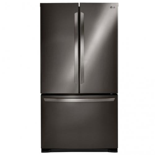 LG LFCS25426D 25.4 Cu. Ft. French Door Refrigerator Black-Stainless-Steel