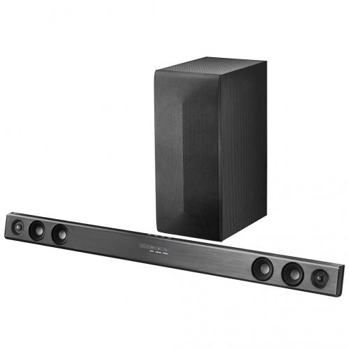 LG LAS454B 2.1Ch 300W Sound Bar With Wireless Subwoofer And B