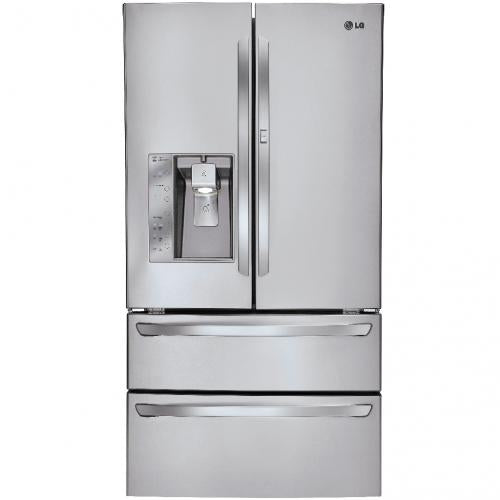 LG LMX30995ST 30.3 cu. ft. French Door Refrigerator with SpillProtector Glass Shelves, Door-in-Door Bins