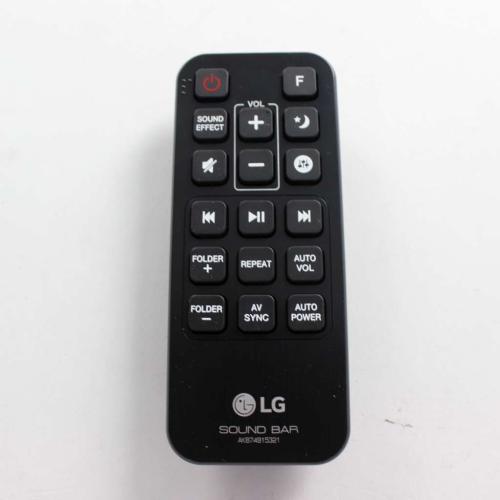 LG AKB74815321 Sound Bar Speaker Remote Control