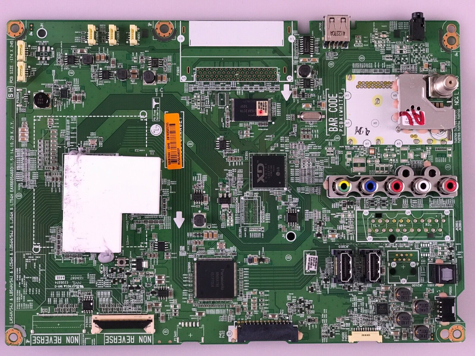 LG EBT63756603 Main Board Assembly